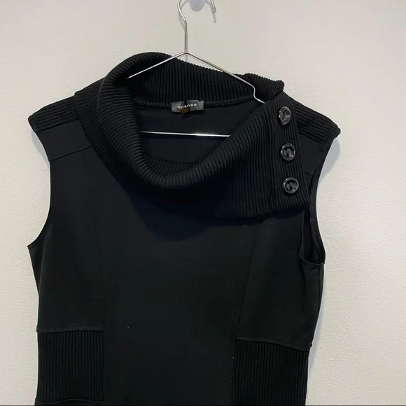 SPENSE Casual midi black dress Womens size 10 - Picture 12 of 14
